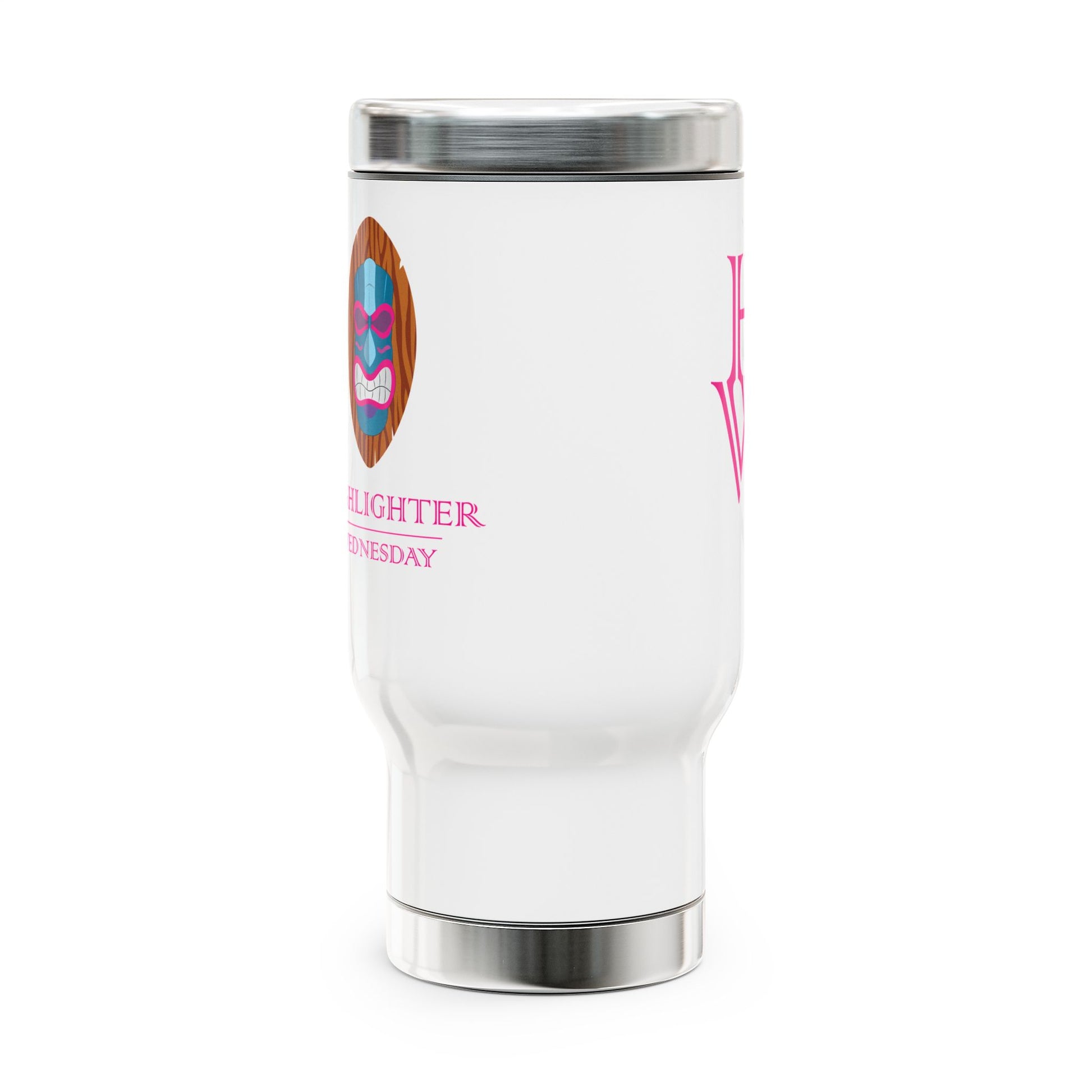 HW 14oz Stainless Steel Travel Mug - Highlighter Wednesday