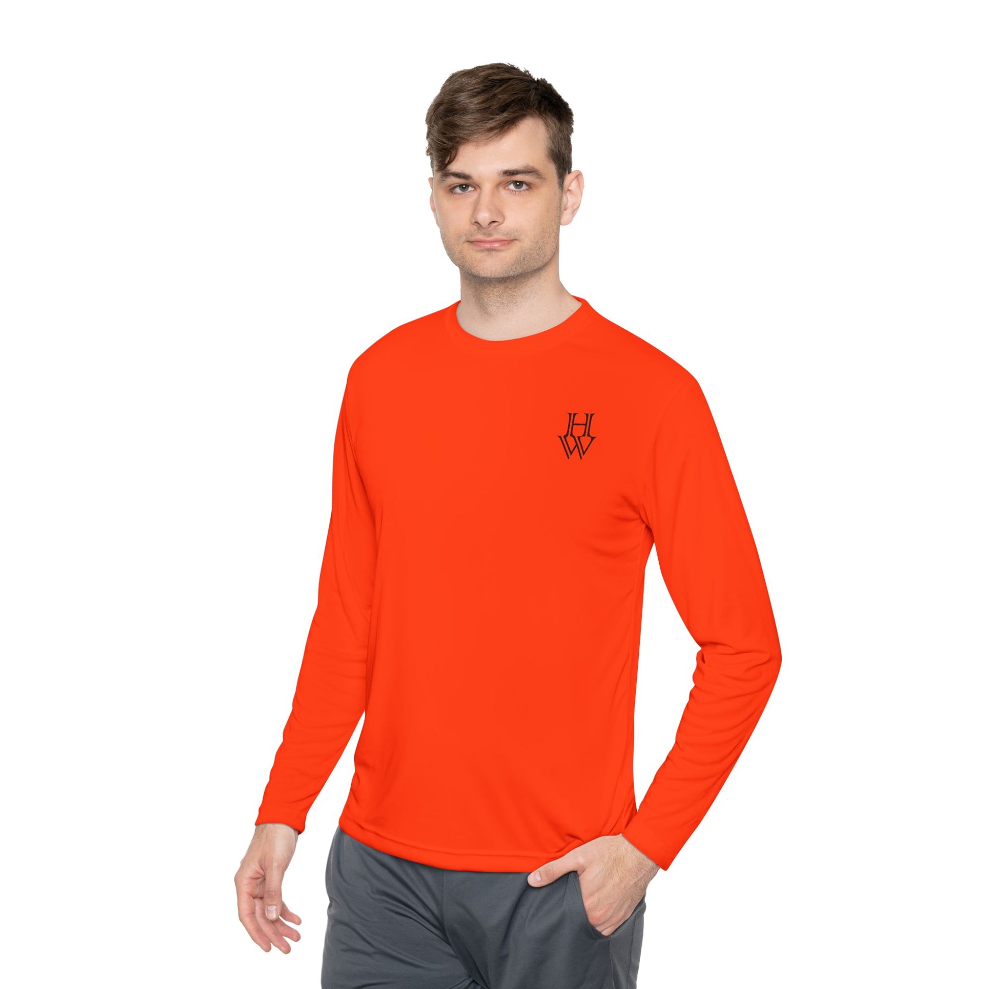 HW Moisture-Wicking Long Sleeve Tee - Highlighter Wednesday