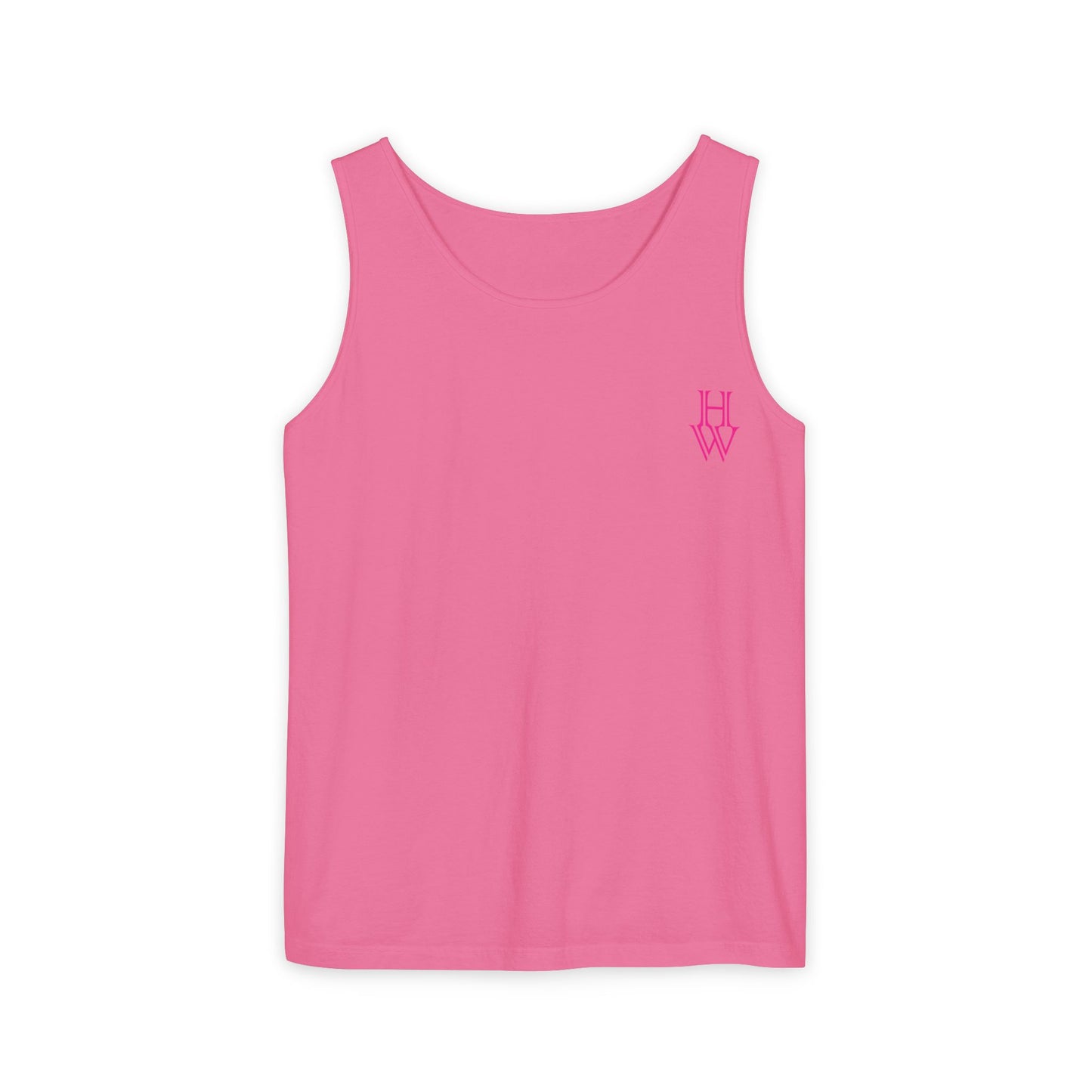 HW Unisex Garment-Dyed Tank Top - Highlighter Wednesday