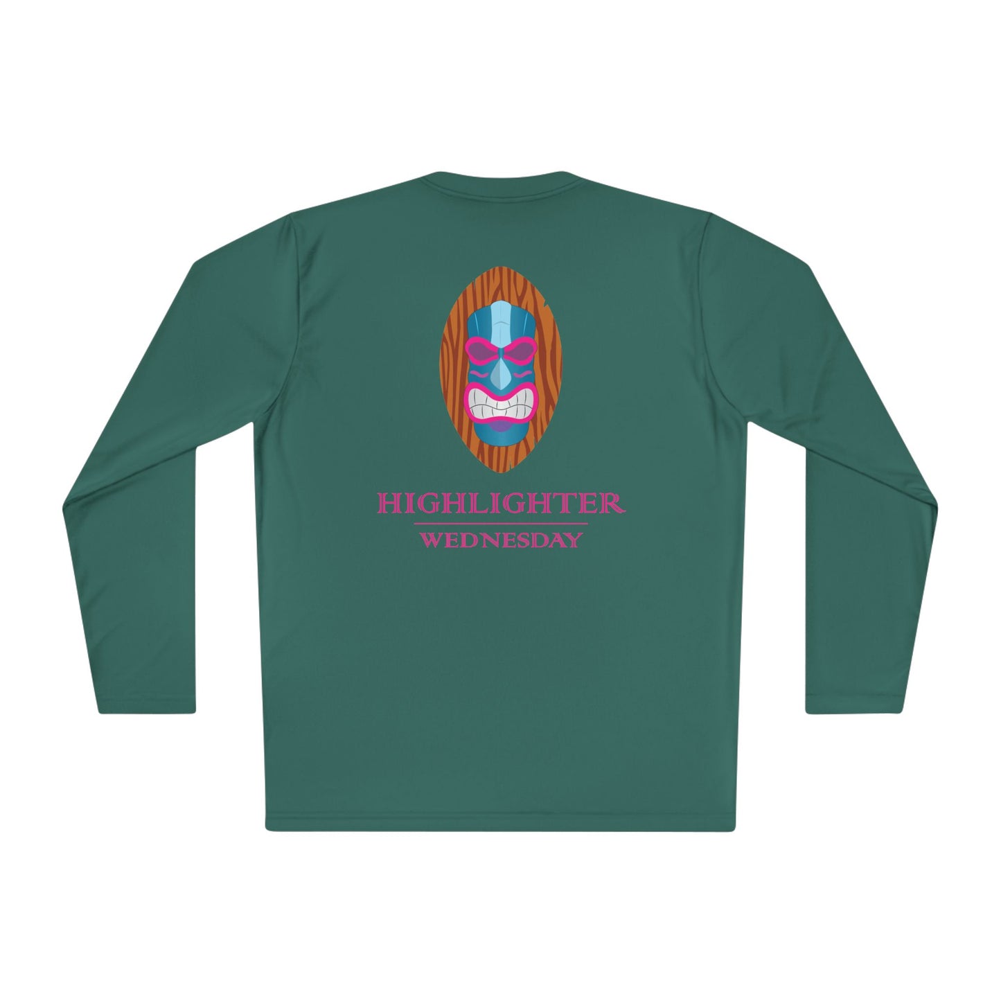 HW Moisture-Wicking Long Sleeve Tee - Highlighter Wednesday