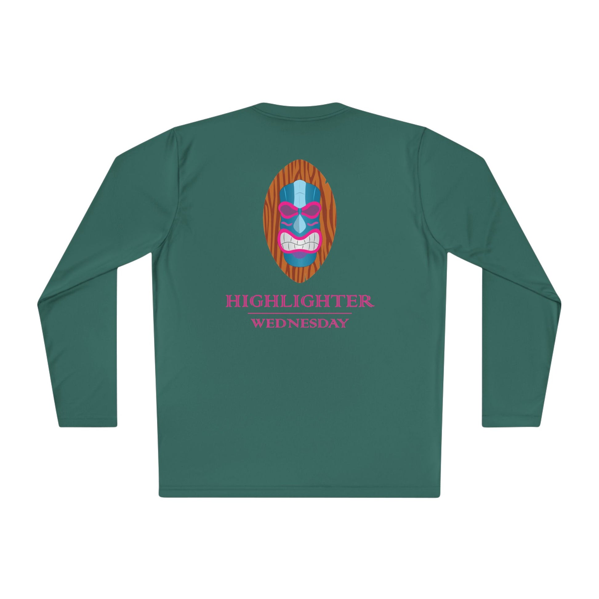 HW Moisture-Wicking Long Sleeve Tee - Highlighter Wednesday