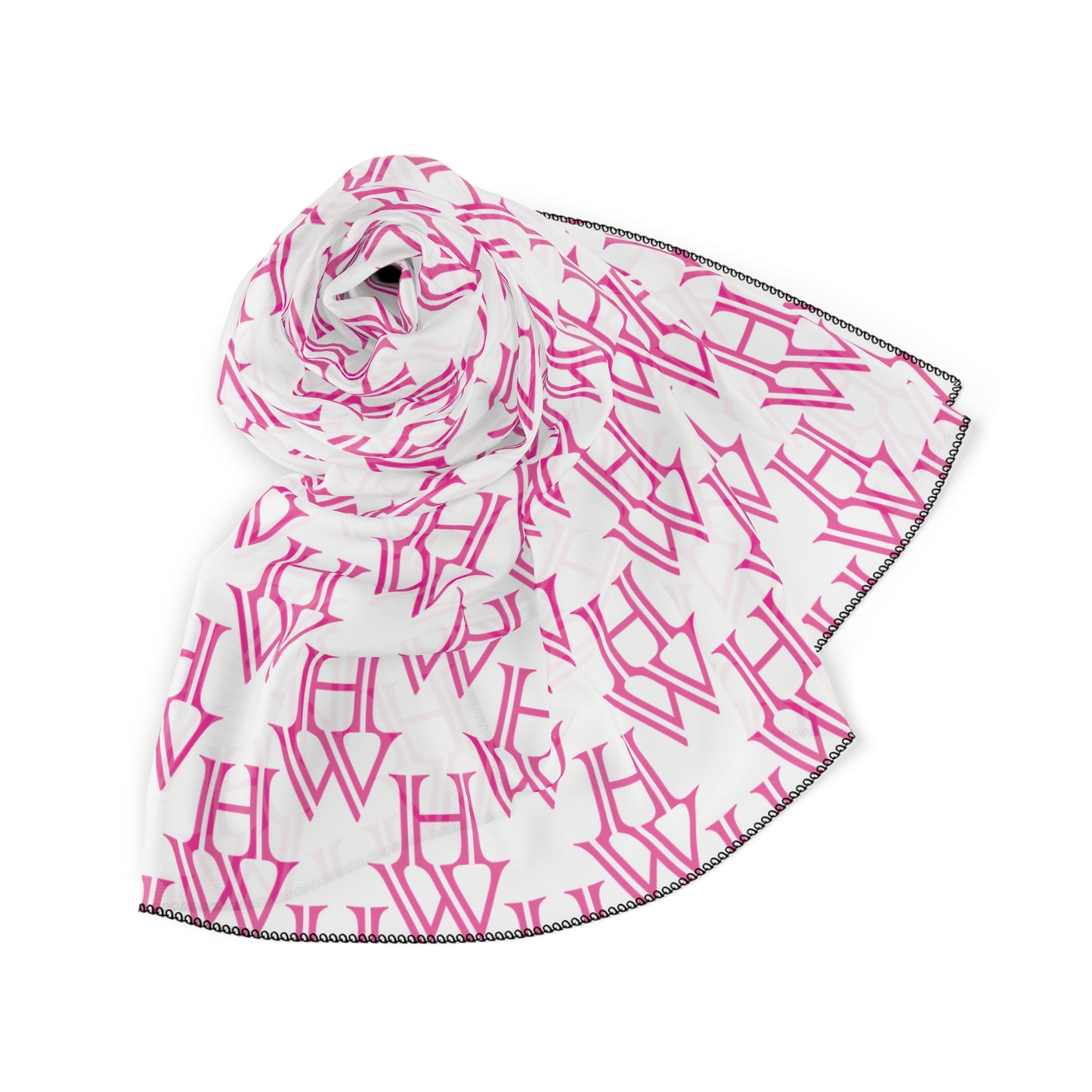 HW Chic Poly Scarf - Stylish Wrap, Trendy Accessory - Highlighter Wednesday