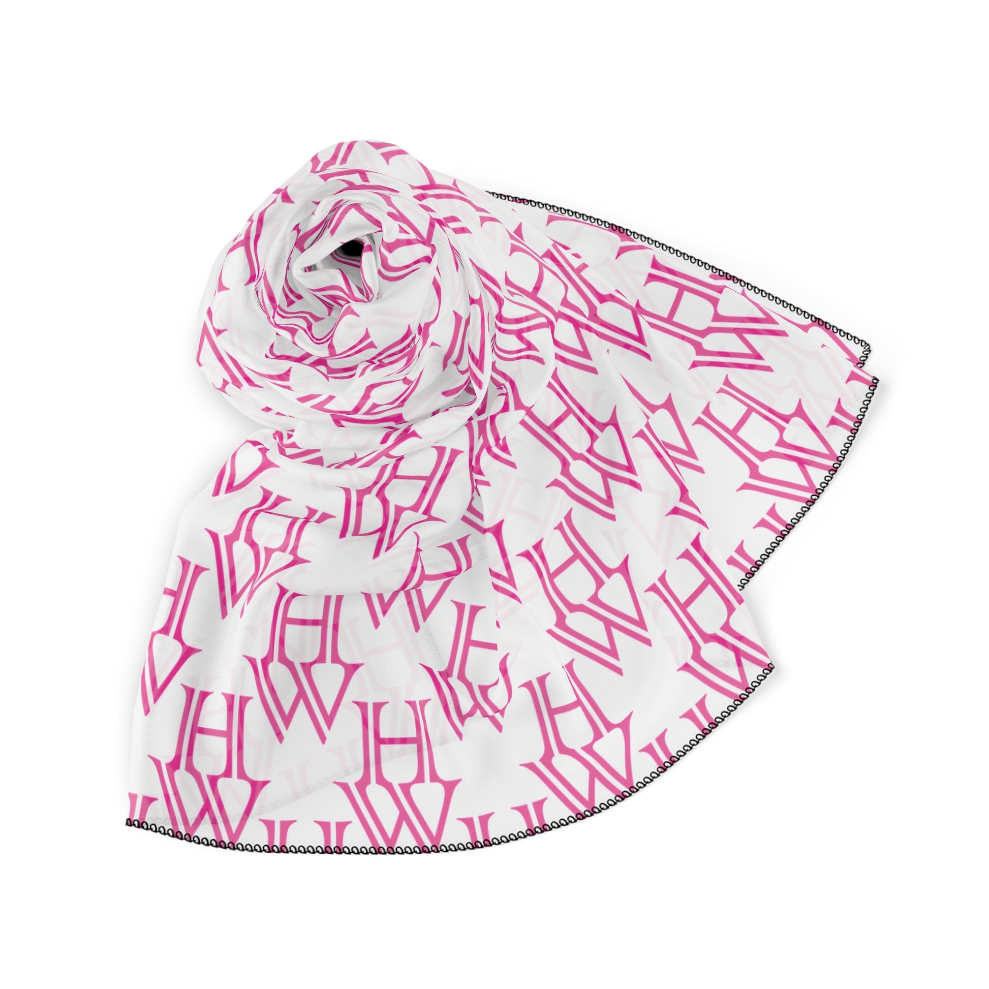 HW Chic Poly Scarf - Stylish Wrap, Trendy Accessory - Highlighter Wednesday