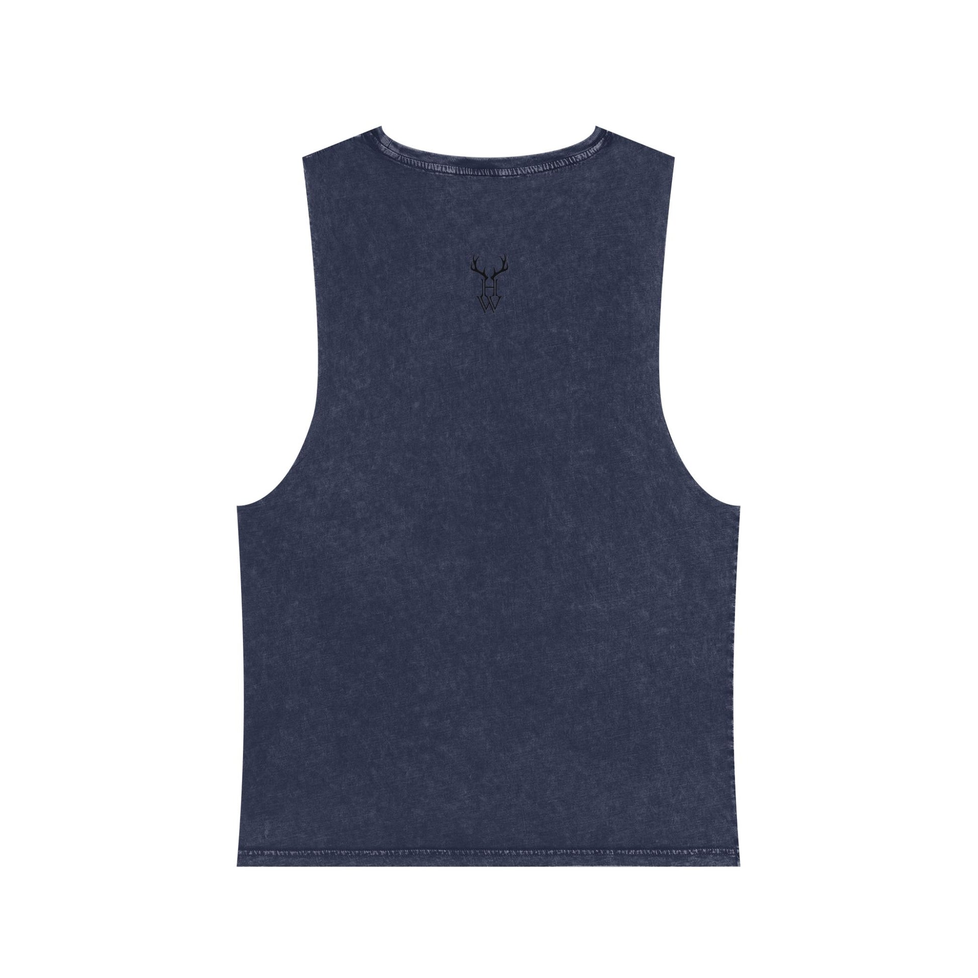 HW Antler Stonewash Tank - Highlighter Wednesday