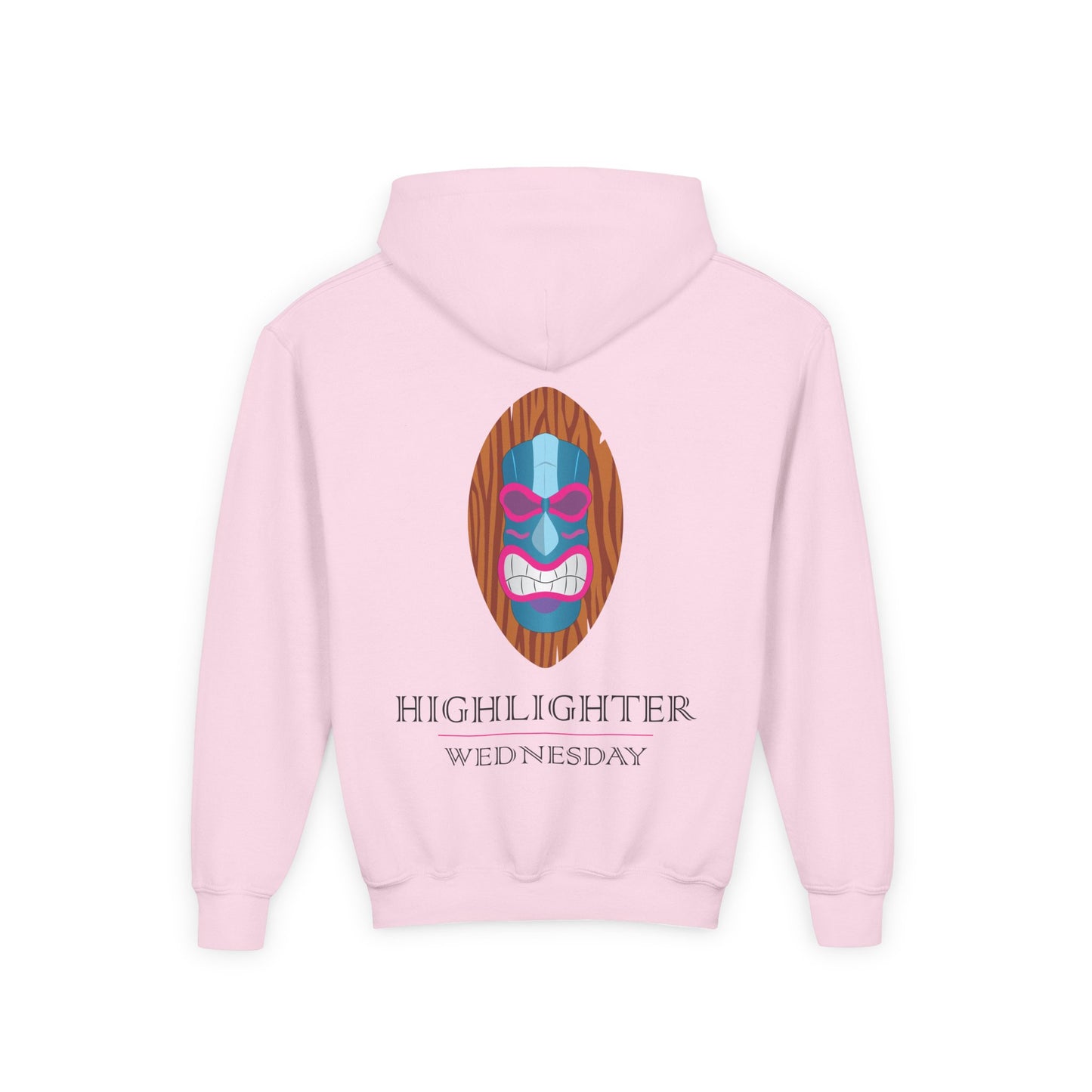 HW Youth Heavy Blend Hooded Sweatshirt - Highlighter Wednesday