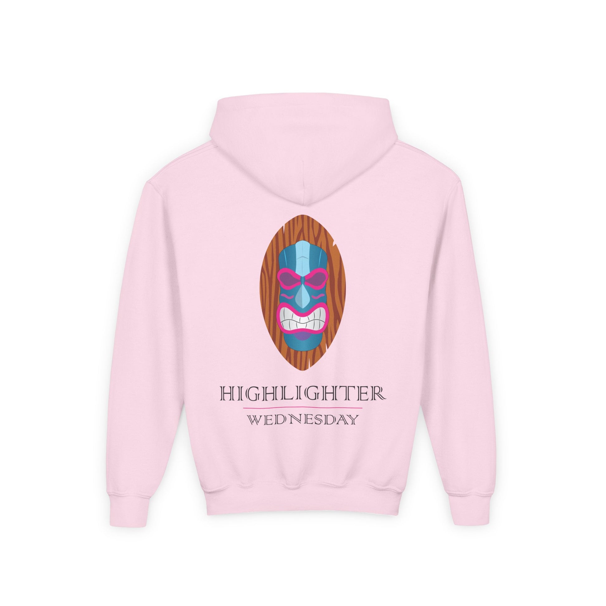 HW Youth Heavy Blend Hooded Sweatshirt - Highlighter Wednesday