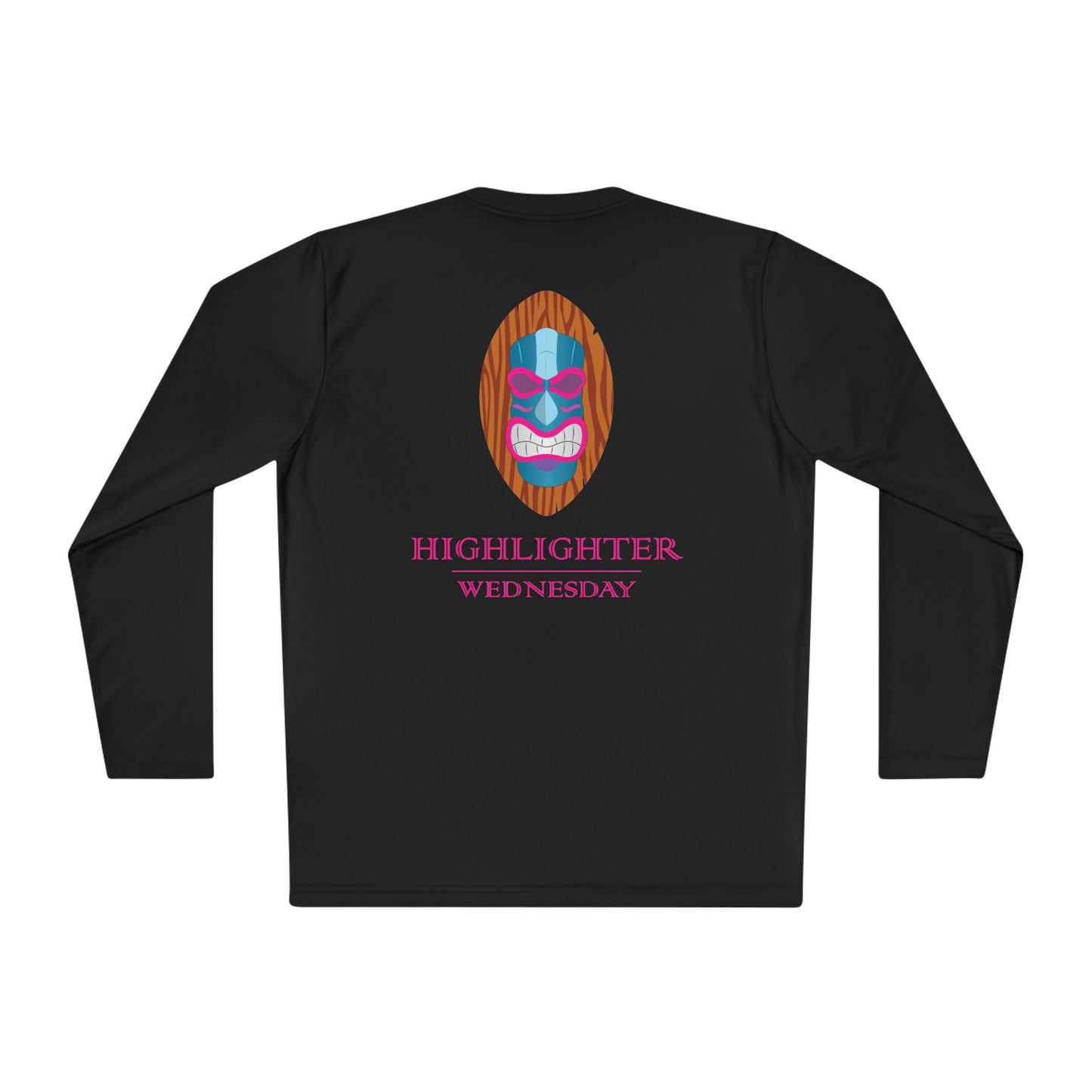 HW Moisture-Wicking Long Sleeve Tee - Highlighter Wednesday