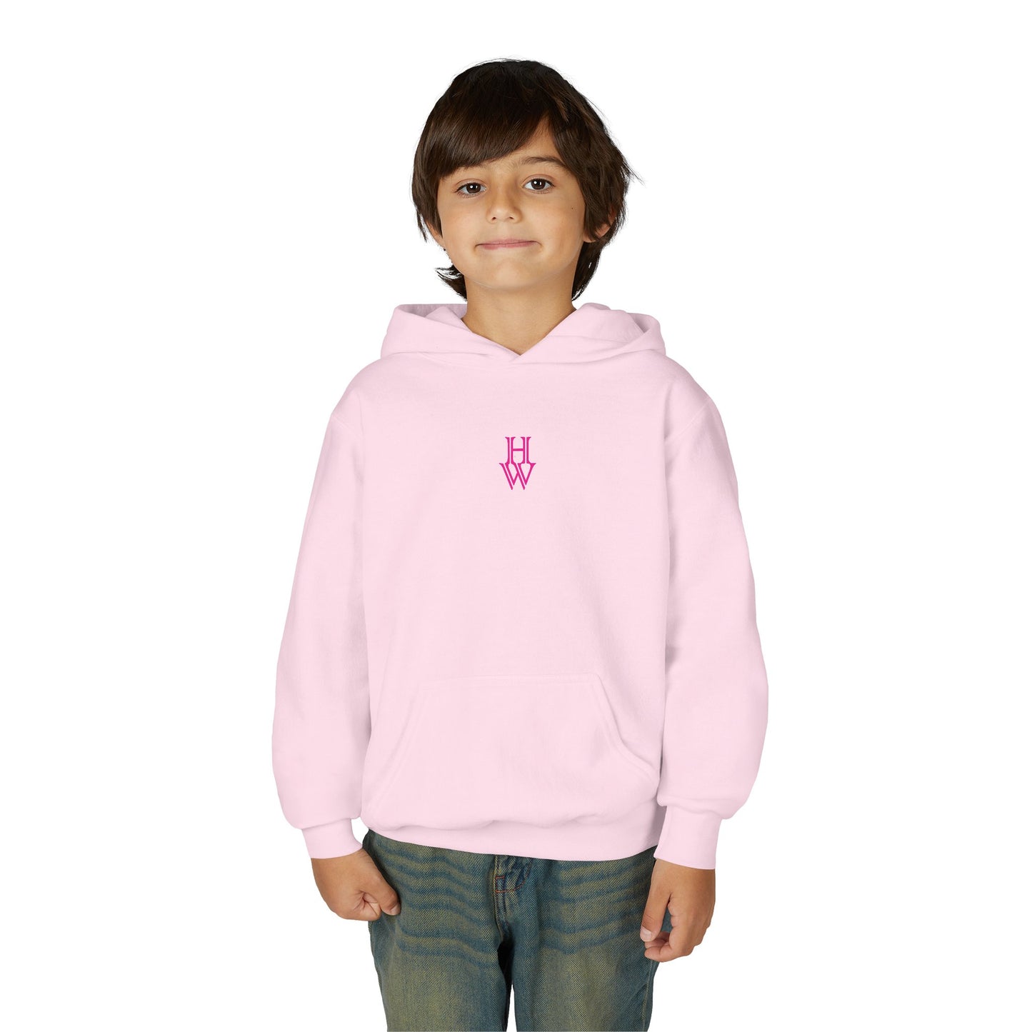 HW Youth Heavy Blend Hooded Sweatshirt - Highlighter Wednesday