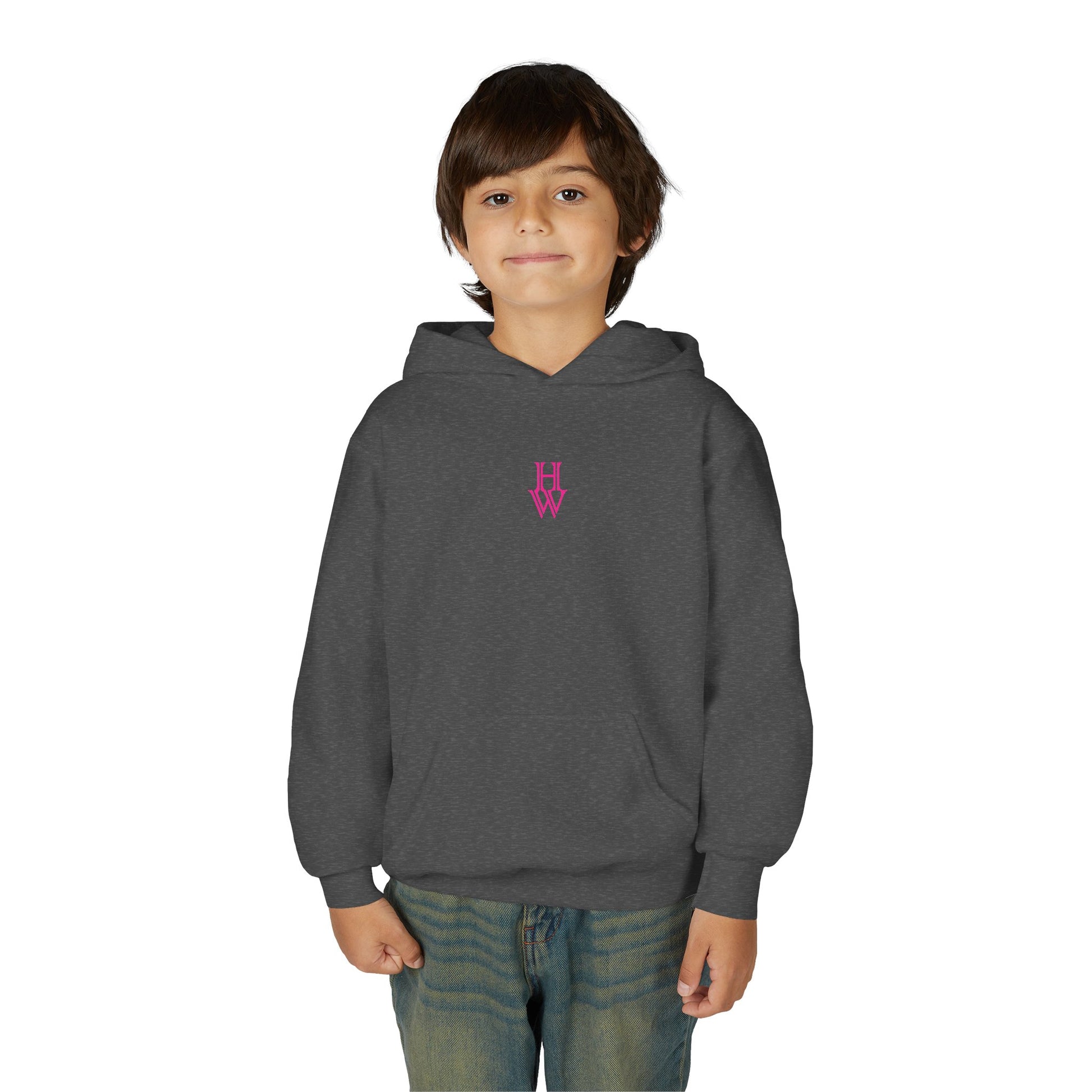 HW Youth Heavy Blend Hooded Sweatshirt - Highlighter Wednesday