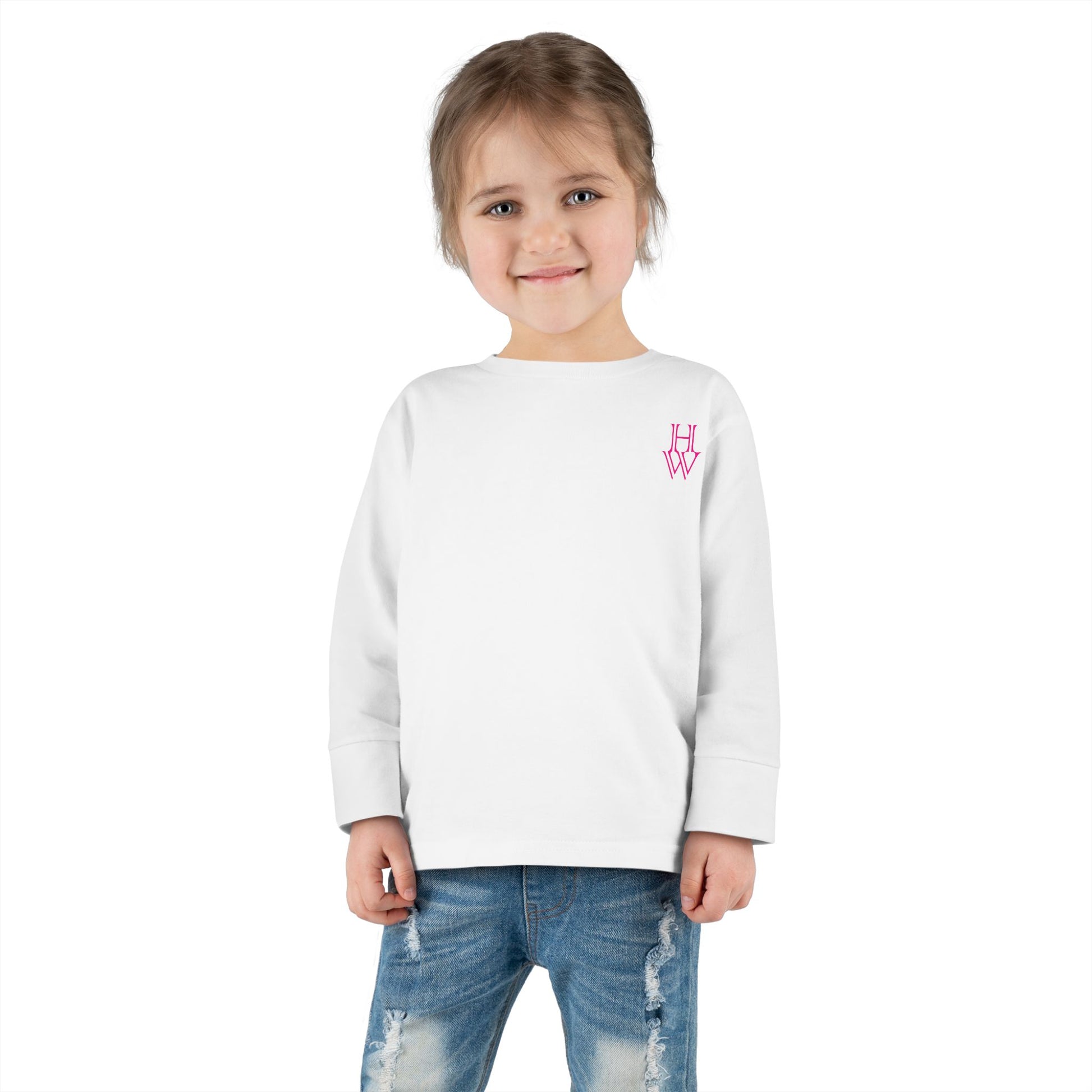 HW Toddler Long-Sleeve Tee - Highlighter Wednesday