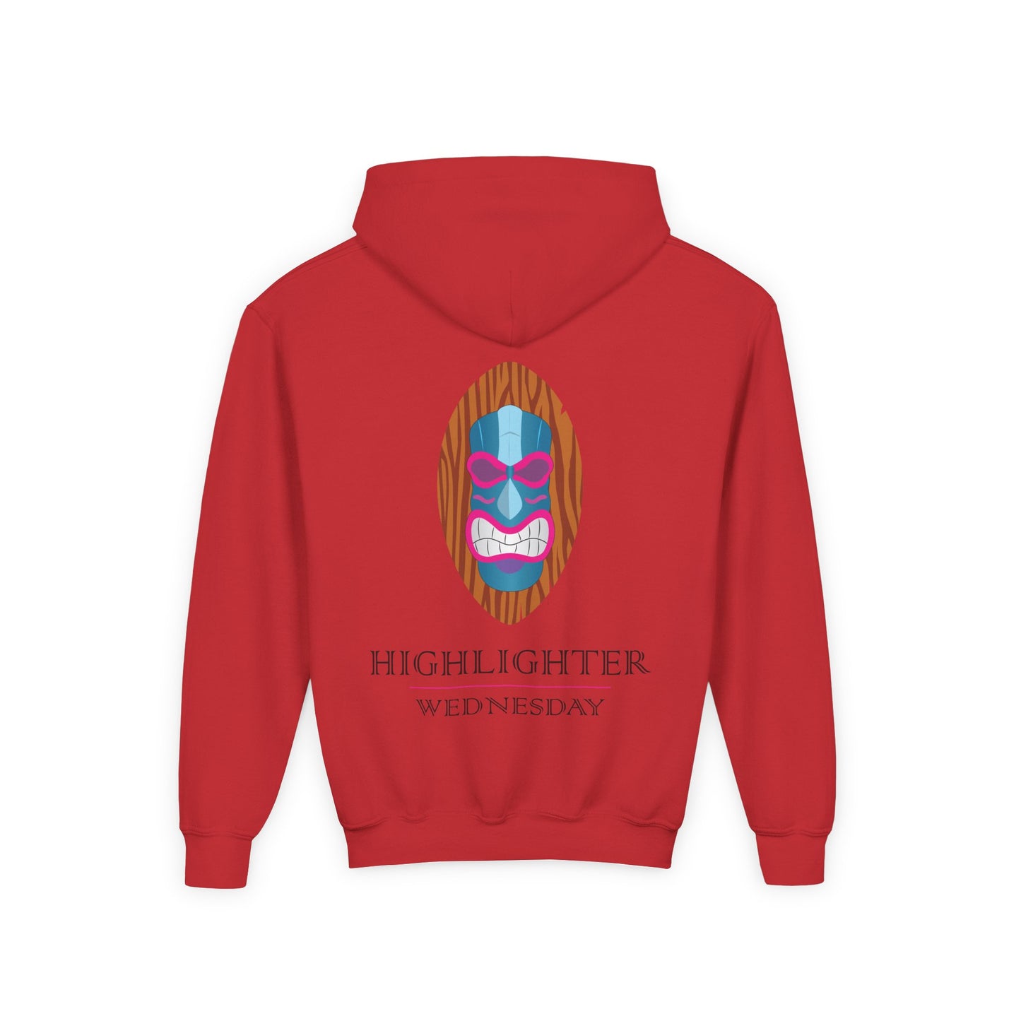 HW Youth Heavy Blend Hooded Sweatshirt - Highlighter Wednesday