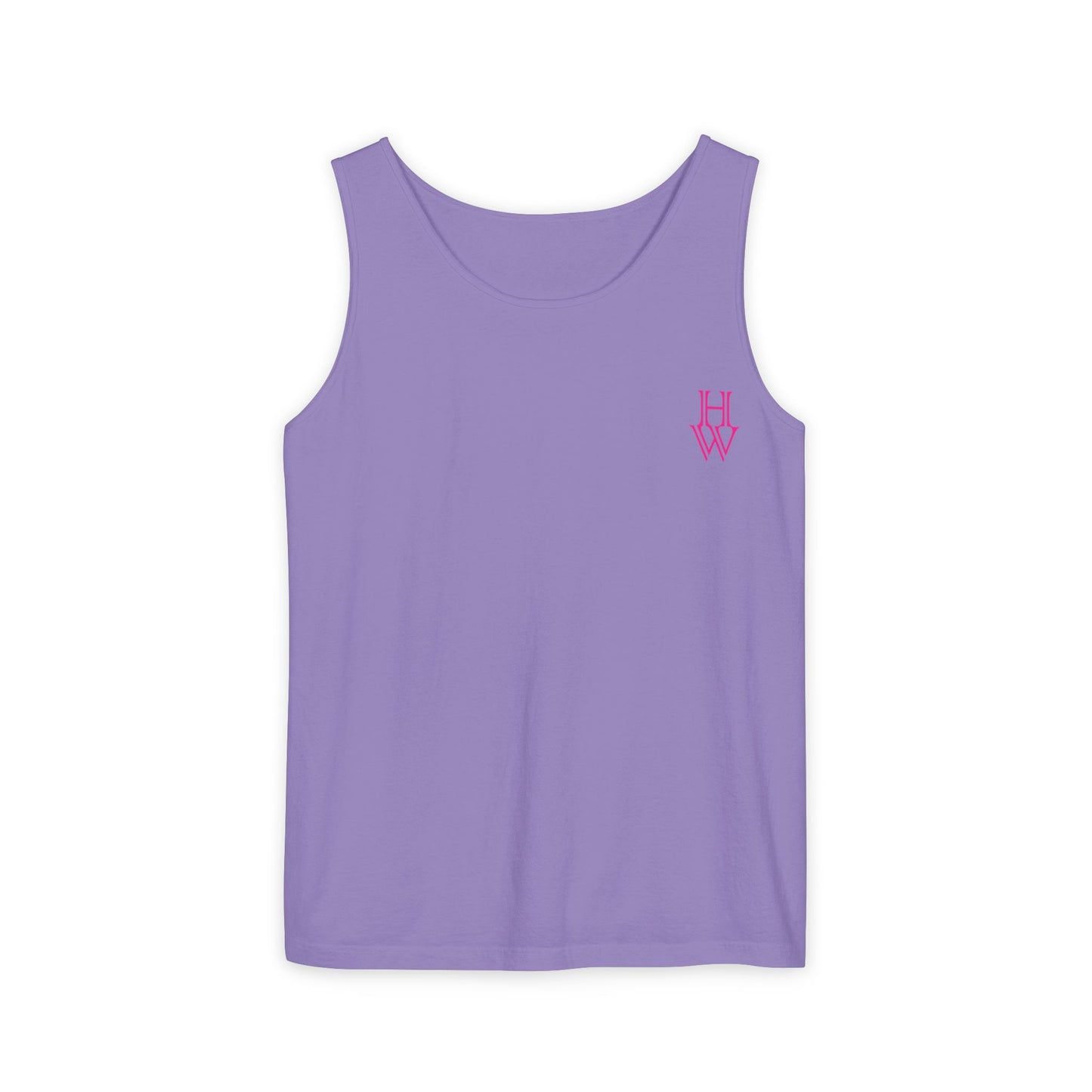 HW Unisex Garment-Dyed Tank Top - Highlighter Wednesday