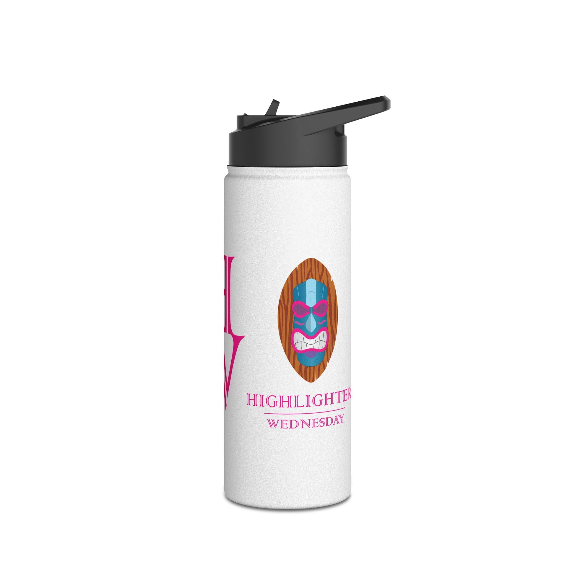 HW Stainless Steel Insulated Water Bottle - Highlighter Wednesday