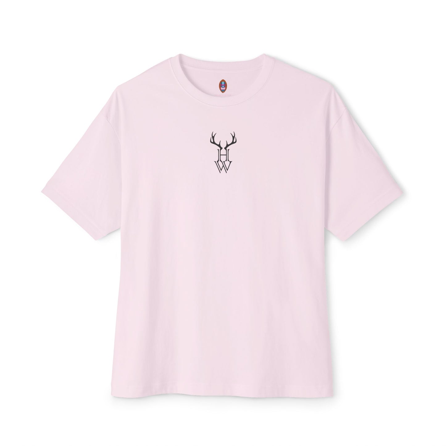 HW Antler Oversized Tee - Highlighter Wednesday