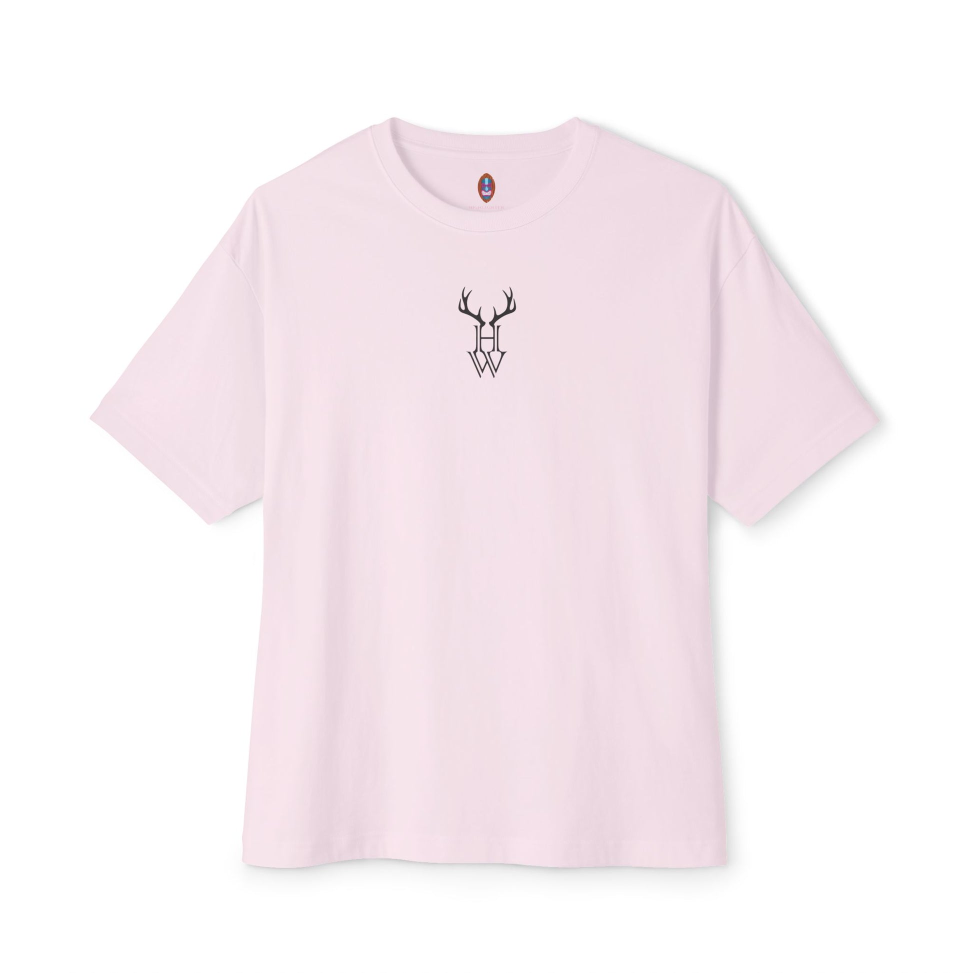 HW Antler Oversized Tee - Highlighter Wednesday