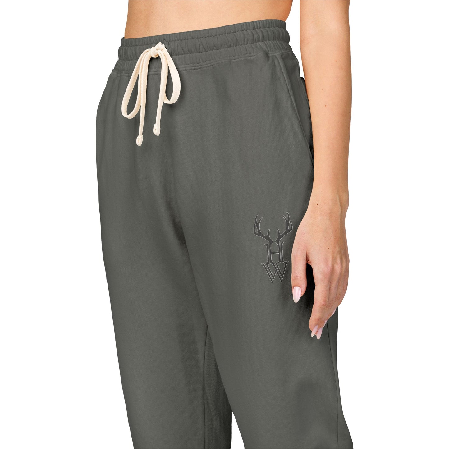 HW Antler Sweatpants - Highlighter Wednesday