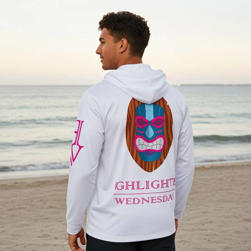 HW SunShield Performance Hoodie - Highlighter Wednesday