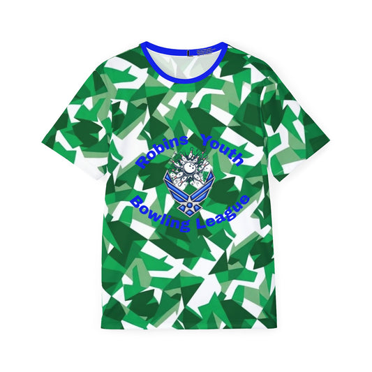Men's Robins Youth Bowling League Kids Jersey - Green