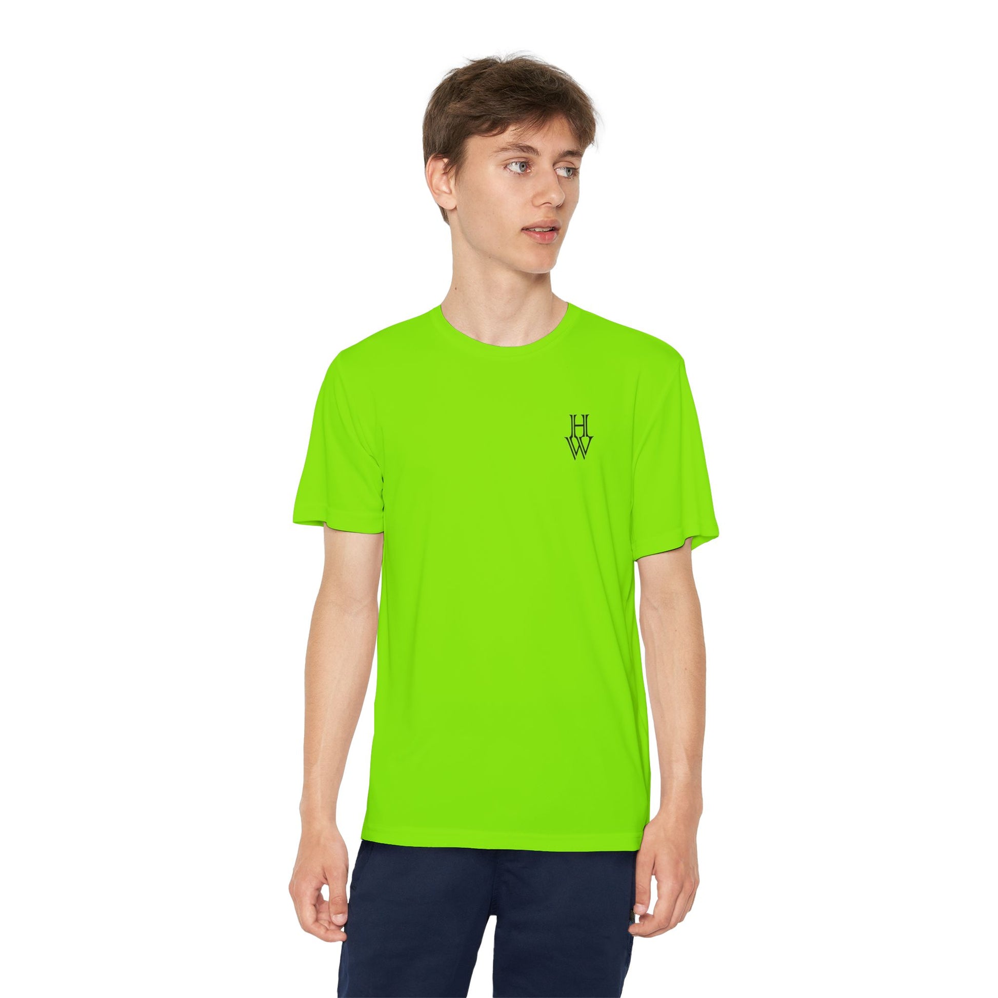HW Youth Performance Tee - Highlighter Wednesday