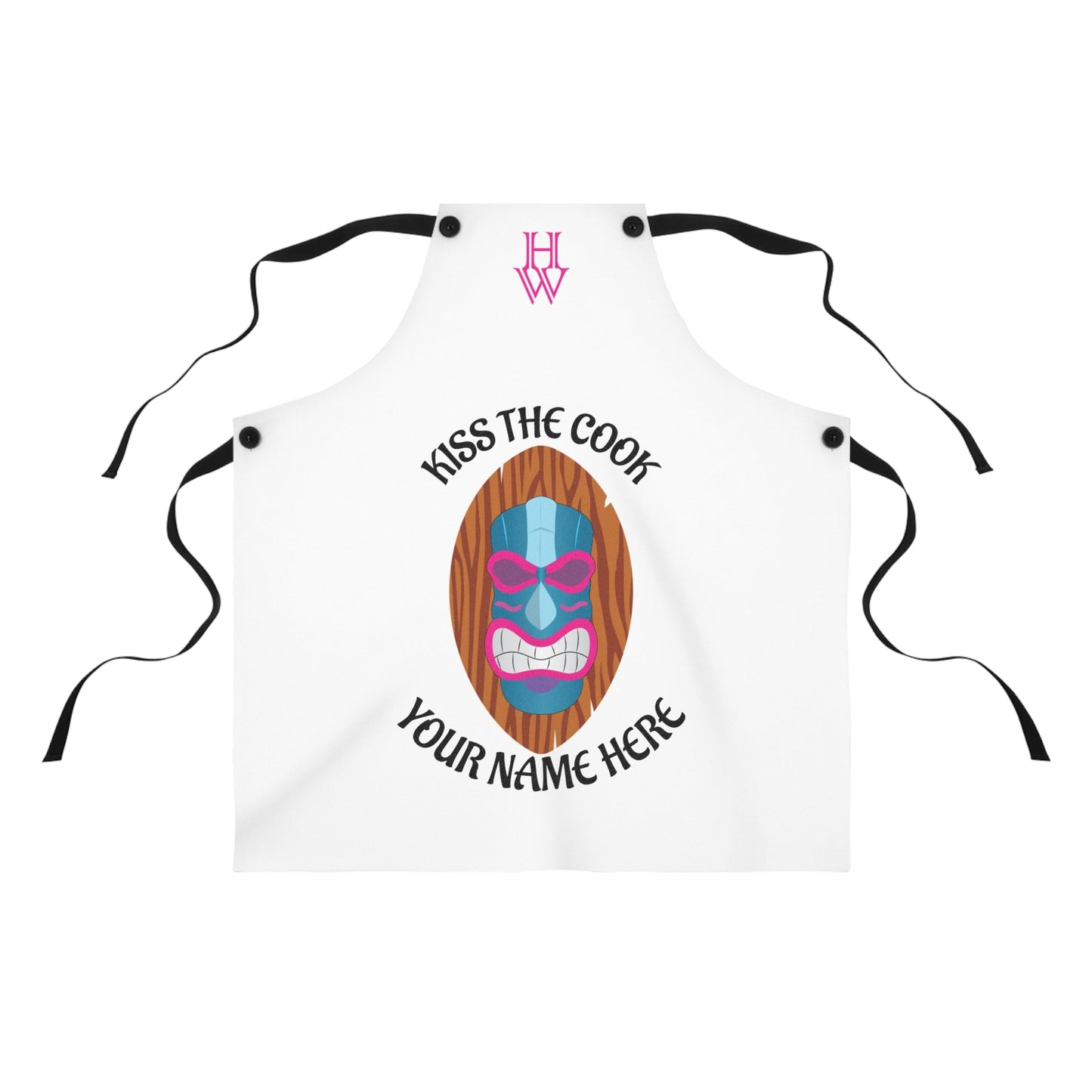 HW Kiss The Cook Apron Printify