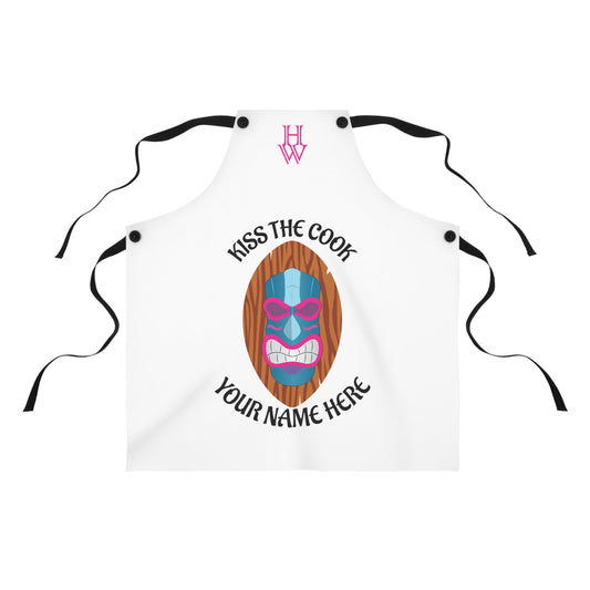 HW Kiss The Cook Apron Printify
