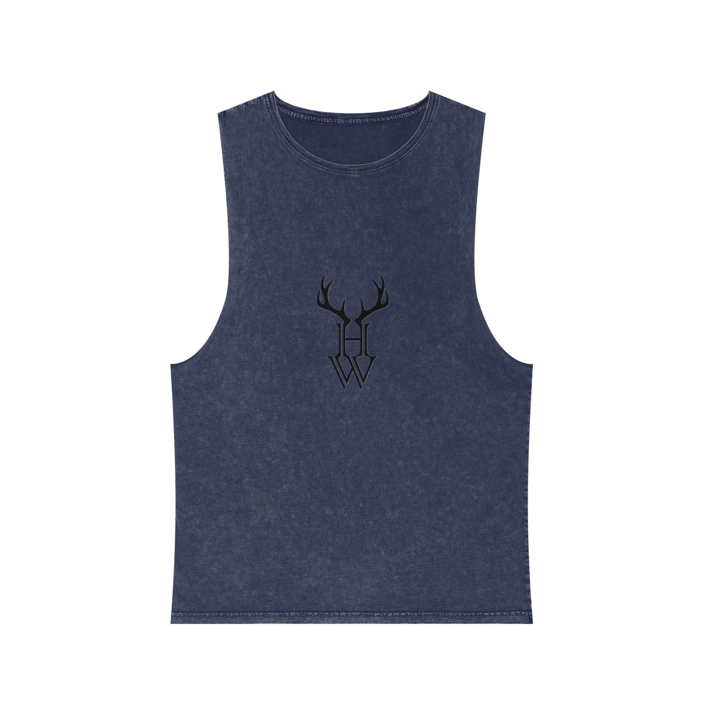 HW Antler Stonewash Tank - Highlighter Wednesday