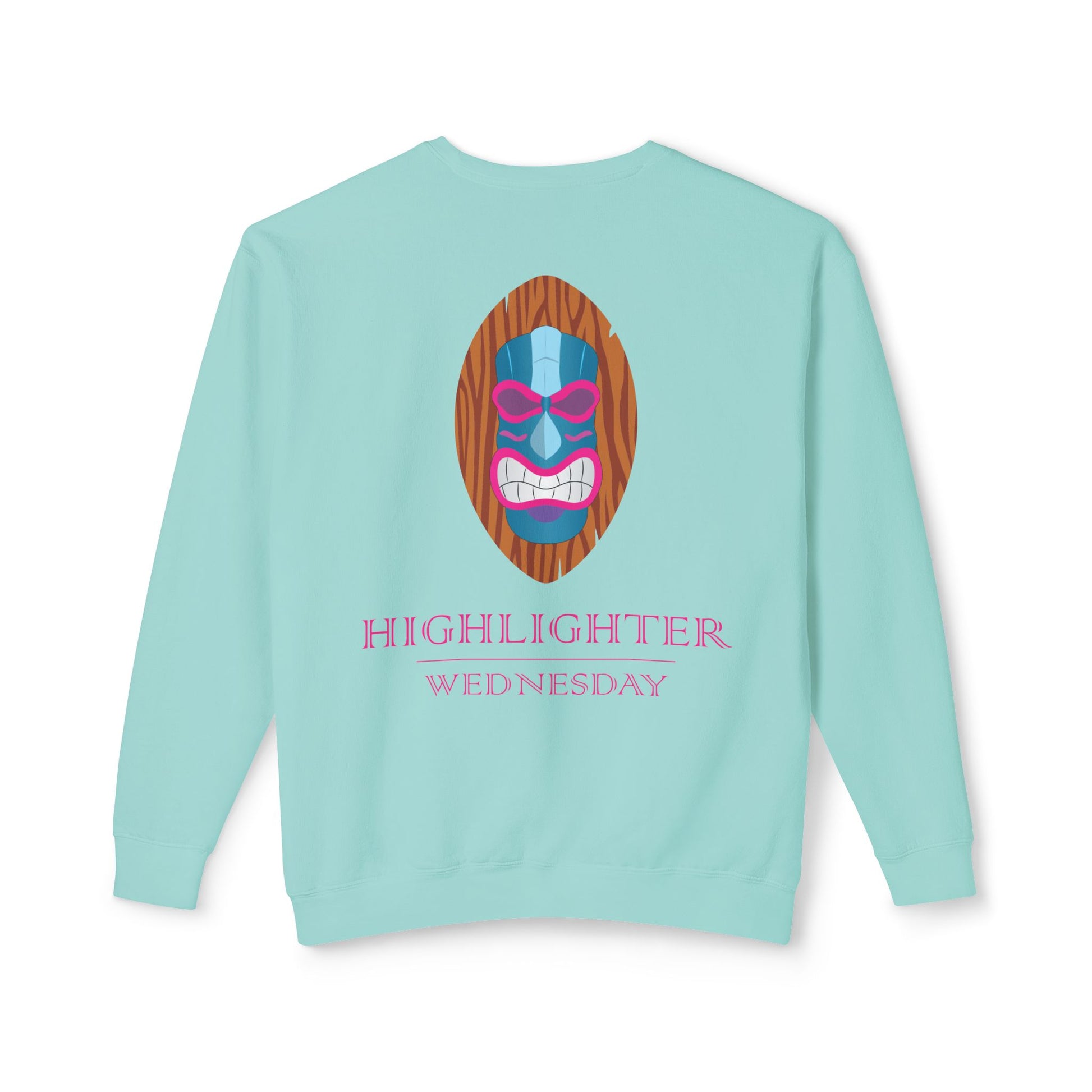 HW 100% Ring-Spun Cotton Crewneck Sweatshirt - Highlighter Wednesday