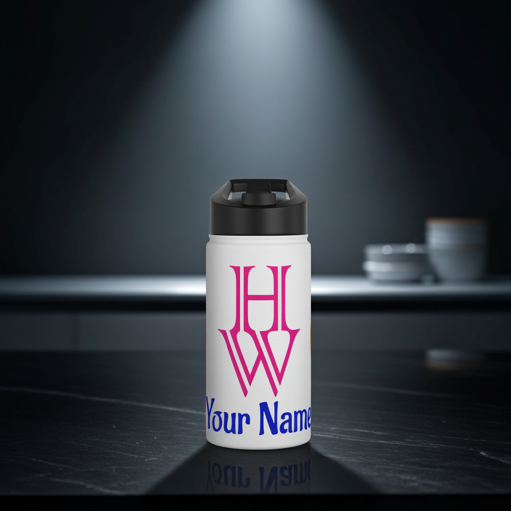 HW Stainless Steel Insulated Water Bottle - Highlighter Wednesday