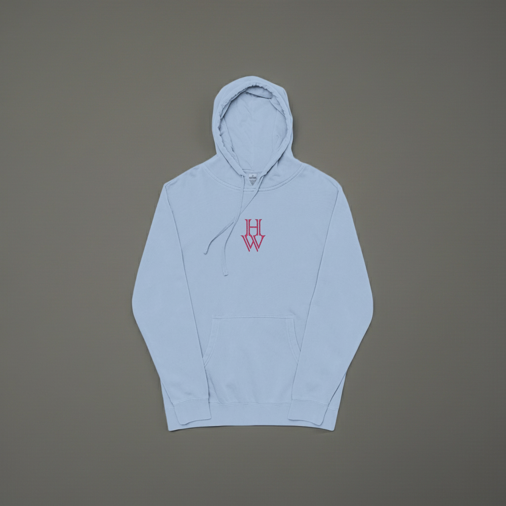 HW Unisex Pigment-Dyed Hoodie - Highlighter Wednesday