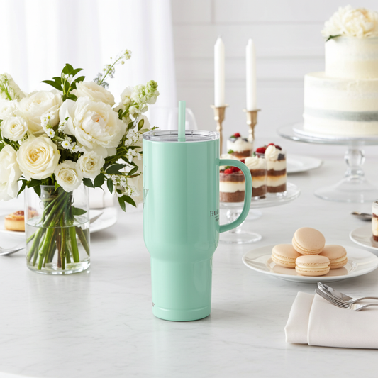 HW 40oz Recycled Stainless Steel Travel Tumbler - Highlighter Wednesday