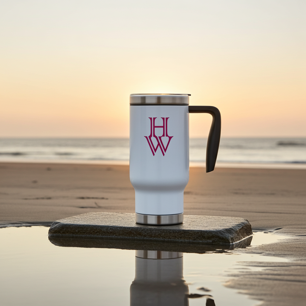 HW 14oz Stainless Steel Travel Mug - Highlighter Wednesday
