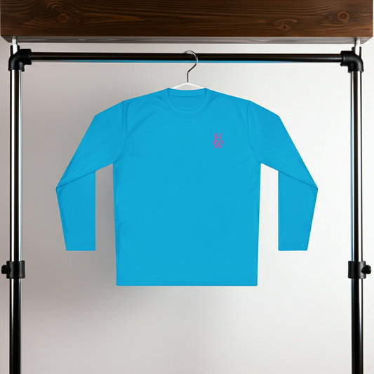 HW Moisture-Wicking Long Sleeve Tee - Highlighter Wednesday