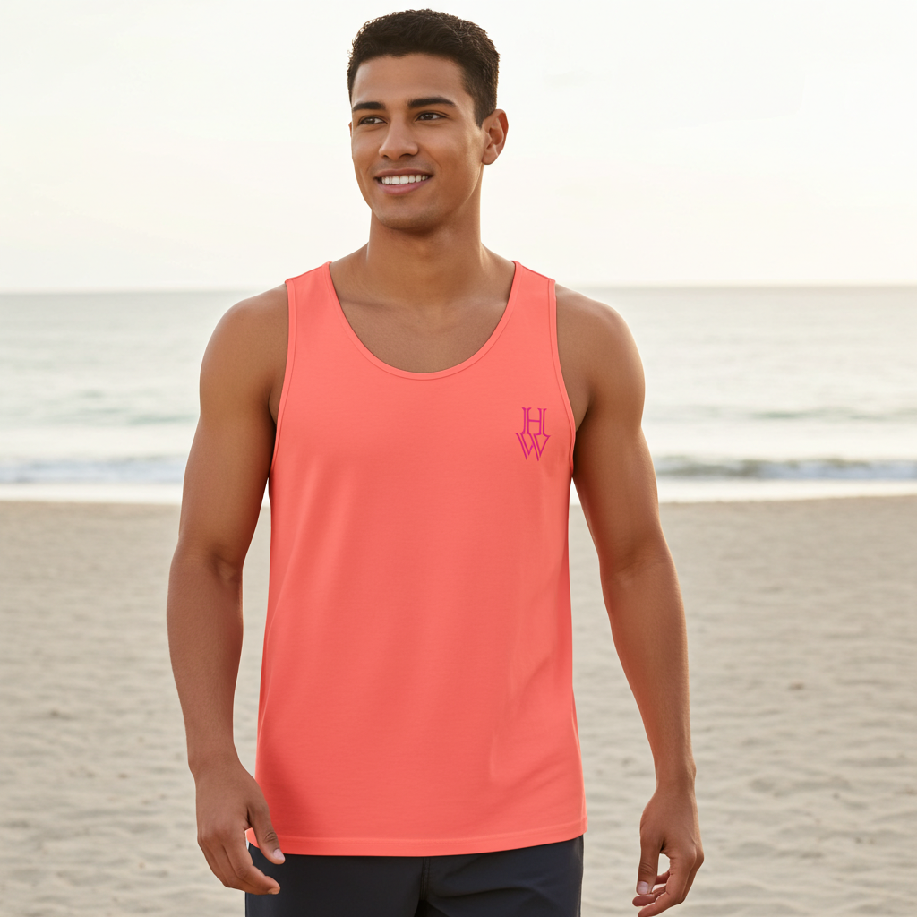 HW Eco-Dye Relaxed Tank - Highlighter Wednesday