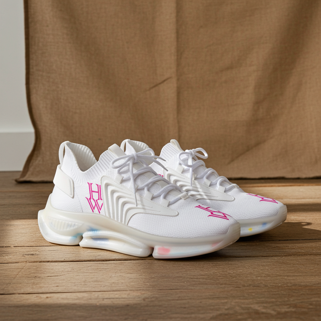 HW Mesh Knit Sneakers - Highlighter Wednesday