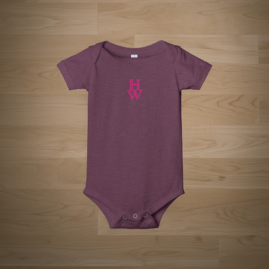 HW Mini Airlume Infant One-Piece - Highlighter Wednesday
